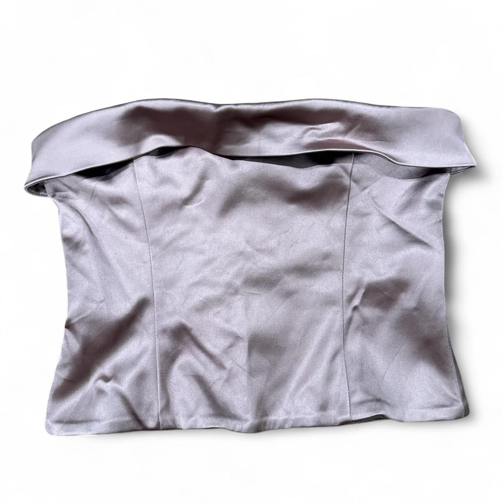Aritzia Lavender Satin Blouse